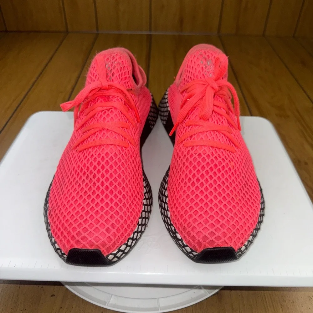 Adidas Deerupt Runner Solar‎ Red Bright Crimson Sneakers B41769 Mens 13